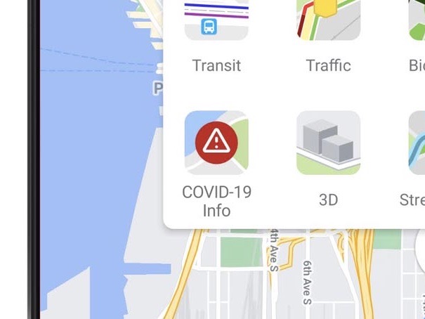 Google Maps ora visualizza anche i focolai del virus