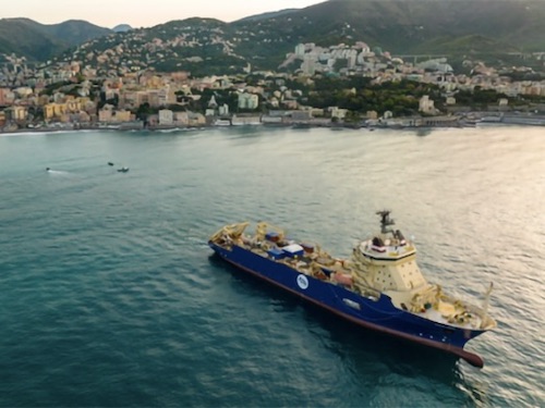 Iniziata a Genova la posa del cavo marino 2Africa