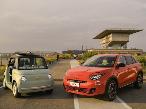 Le due nuove auto elettriche di FIAT