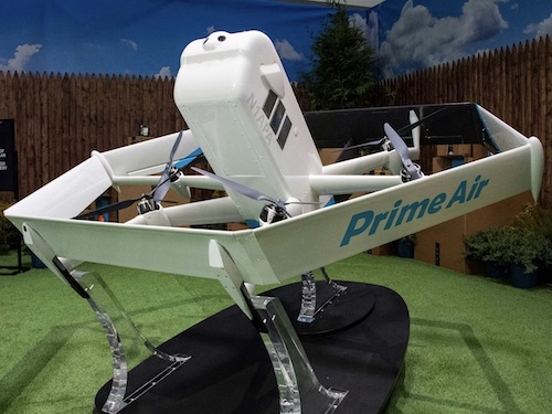 Le prime consegne Amazon tramite droni in Italia