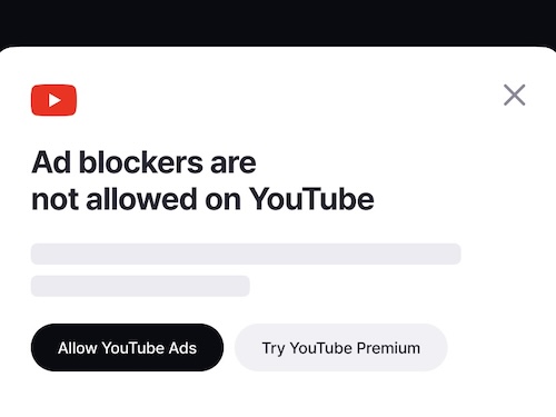 YouTube e la sua battaglia contro gli ad-blocker