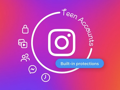 Arrivano gli account Instagram per teenager