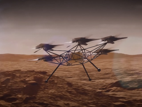 Il nuovo drone Mars Chopper per esplorare Marte