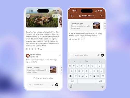 OpenAI ha introdotto le pubblicità